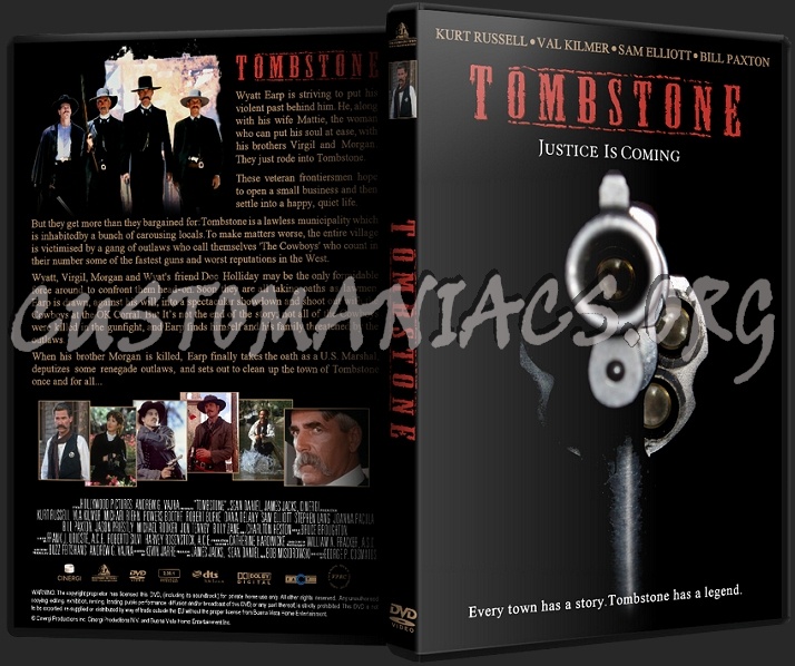 Tombstone dvd cover