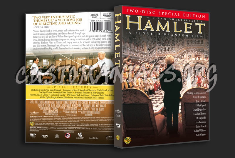 Hamlet (1996) dvd cover