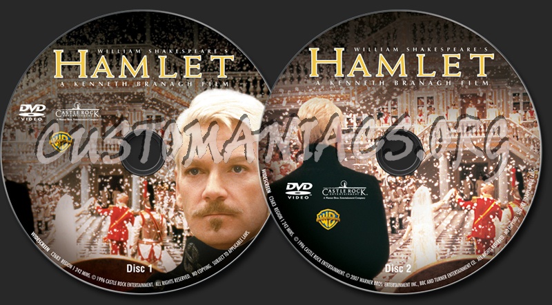 Hamlet dvd label