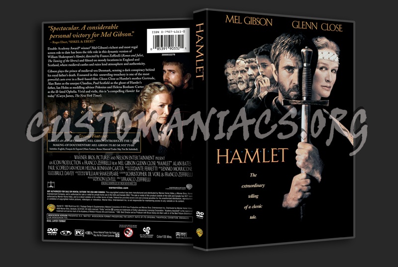 Hamlet (1990) dvd cover