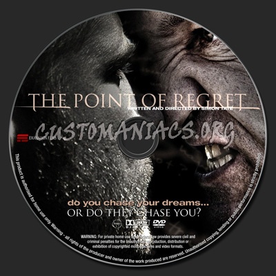 The Point Of Regret dvd label