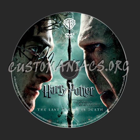Harry Potter And The Deathly Hallows Part 2 dvd label