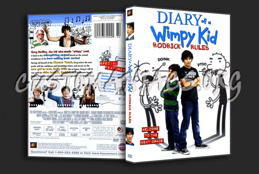 Diary of a Wimpy Kid: Rodrick Rules dvd cover