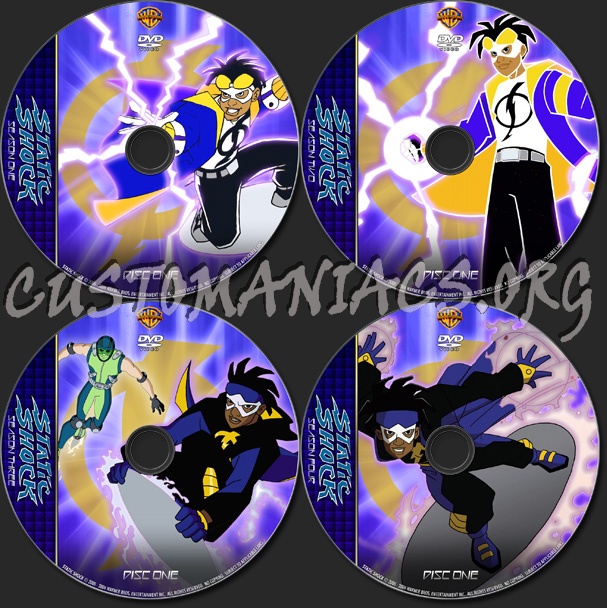 Static Shock - TV Collection dvd label