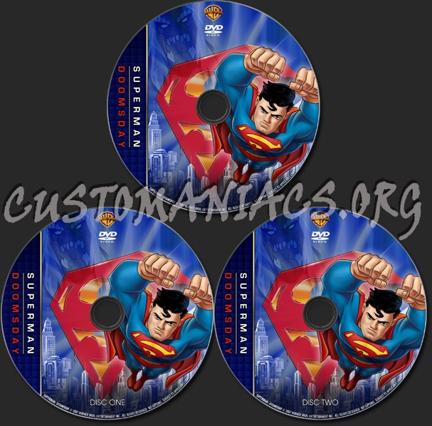 Superman: Doomsday - TV Collection dvd label