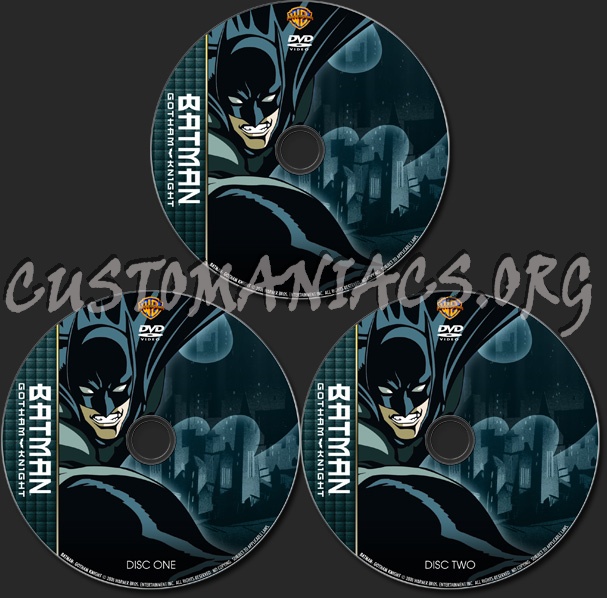 Batman: Gotham Knight - TV Collection dvd label