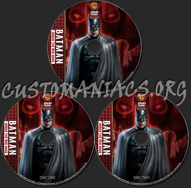 Batman: Under The Red Hood - TV Collection dvd label