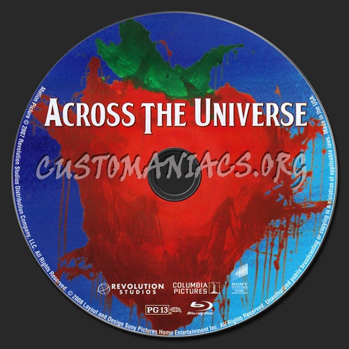 Across the Universe blu-ray label