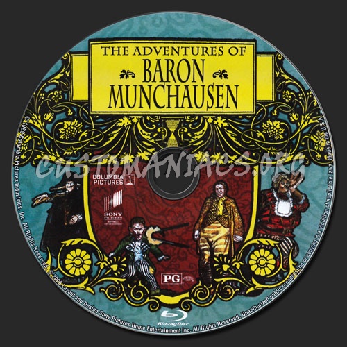 The Adventures of Baron Munchausen blu-ray label