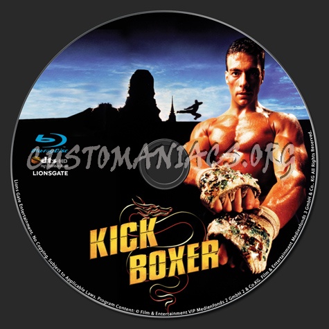 Kickboxer blu-ray label