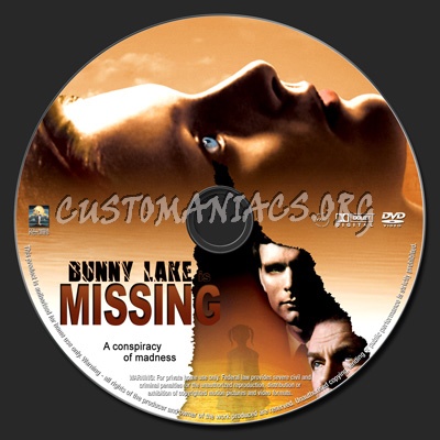 Bunny Lake Is Missing dvd label