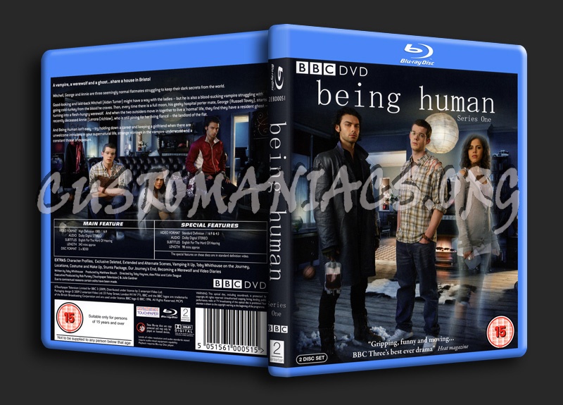 Being Human Season One blu-ray cover