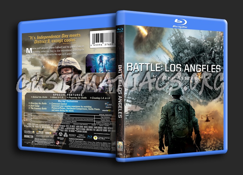 Battle: Los Angeles blu-ray cover