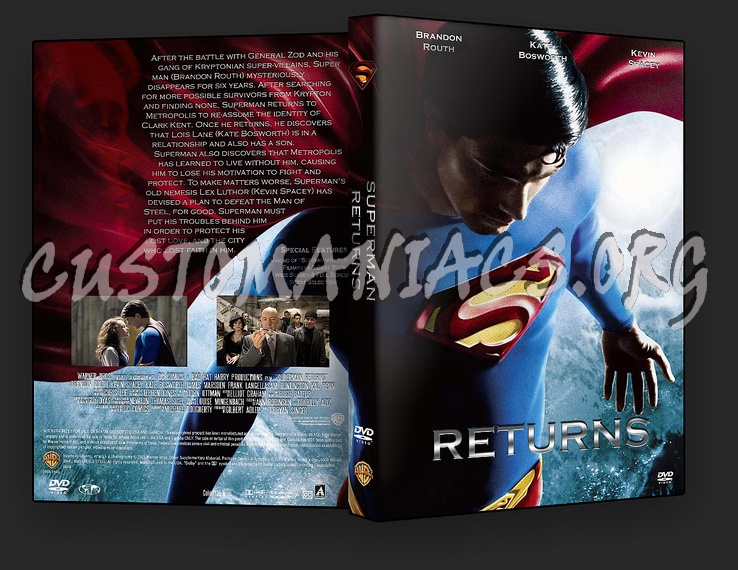 Superman Returns dvd cover