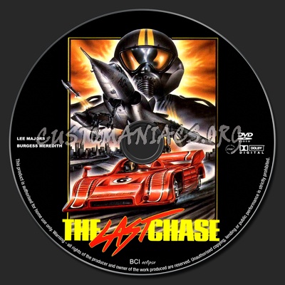 The Last Chase dvd label