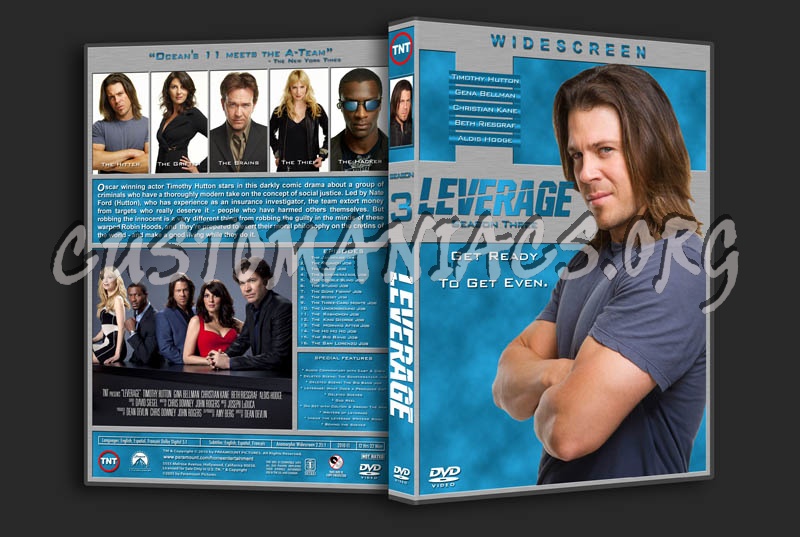 Leverage - Season 3 dvd cover