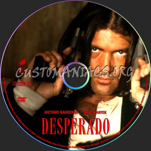 Desperado dvd label