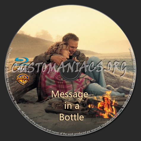 Message in a Bottle blu-ray label