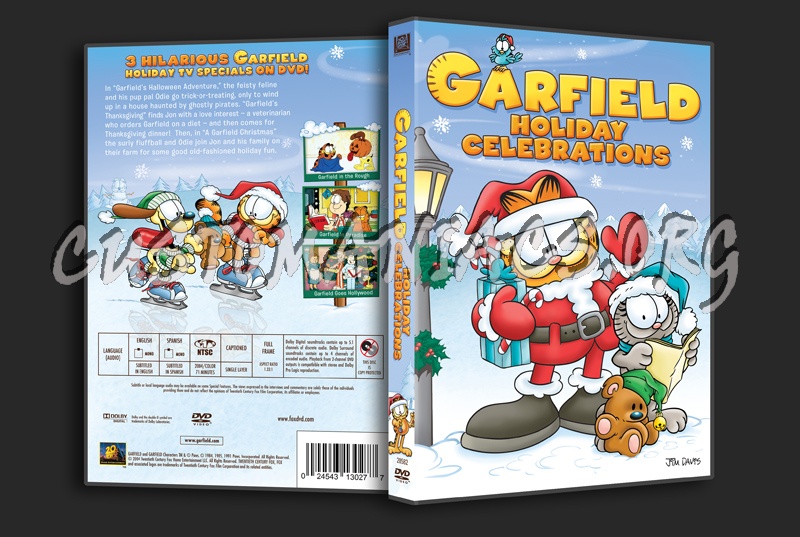 Garfield Holiday Celebrations dvd cover