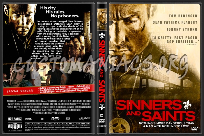 Sinners and Saints dvd cover