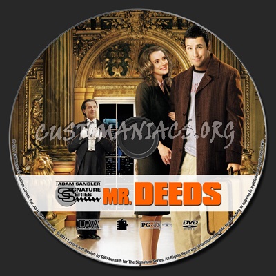 Mr. Deeds dvd label