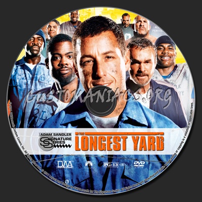 The Longest Yard dvd label