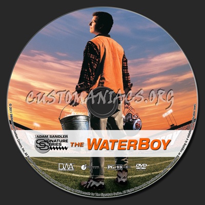 The Waterboy dvd label