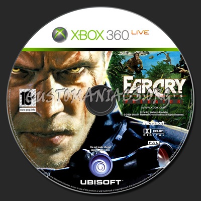 Far Cry Instincts Predator dvd label