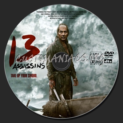 13 Assassins dvd label