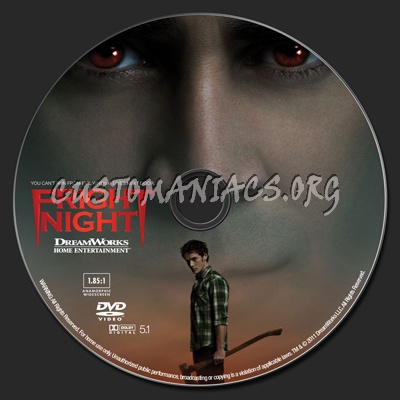 Fright Night dvd label