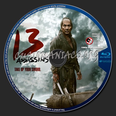 13 Assassins blu-ray label