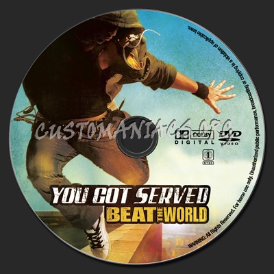 You Got Served Beat The World dvd label