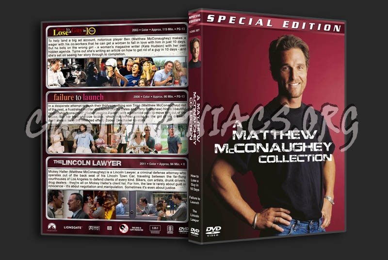 A Matthew McConaughey Collection dvd cover