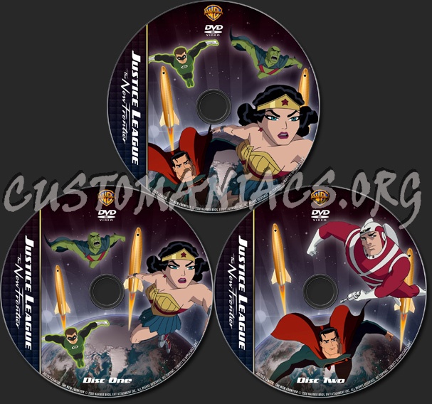 Justice League: The New Frontier - TV Collection dvd label