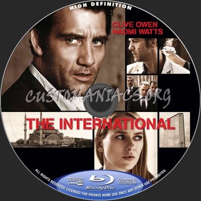 The International blu-ray label