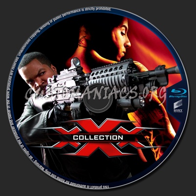 xXx Collection blu-ray label