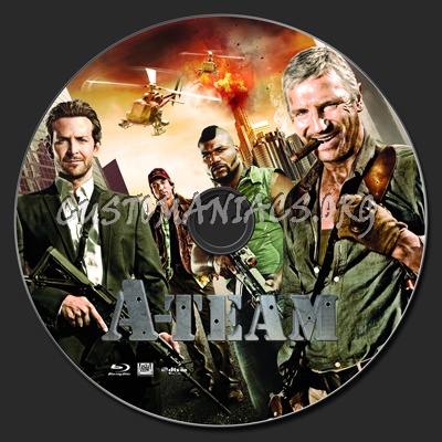 The A-Team blu-ray label