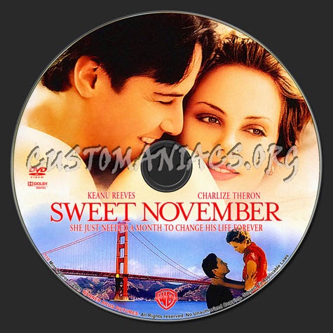 Sweet November dvd label