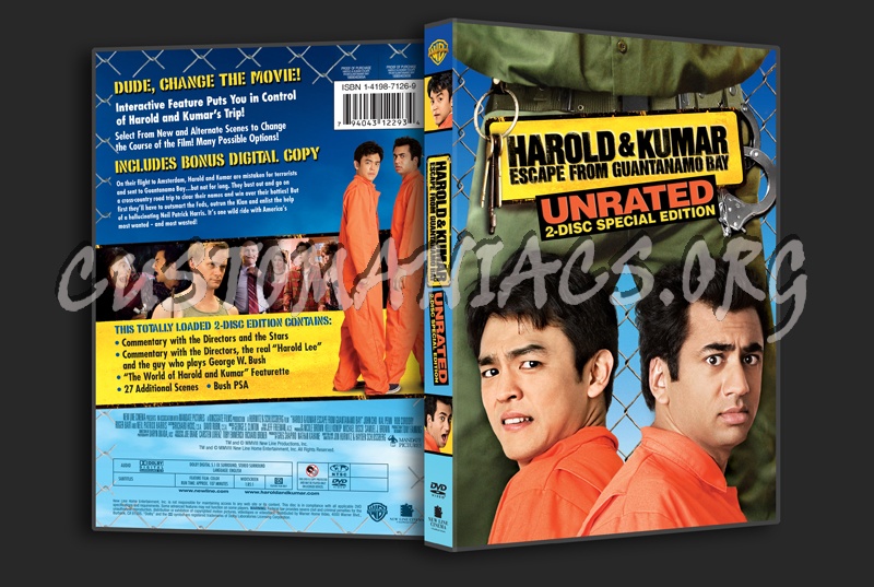 Harold & Kumar Escape From Guantanamo Bay dvd cover