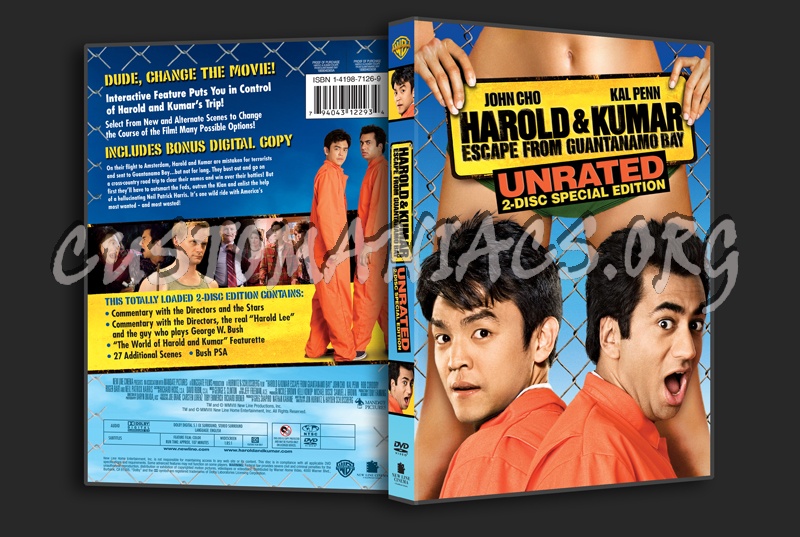 Harold & Kumar Escape From Guantanamo Bay dvd cover