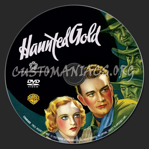 Haunted Gold dvd label