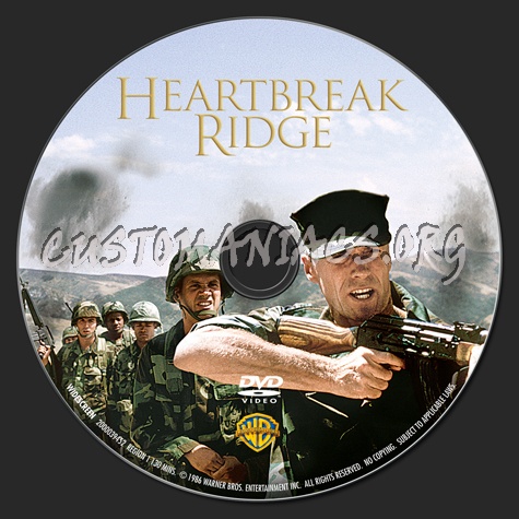 Heartbreak Ridge dvd label