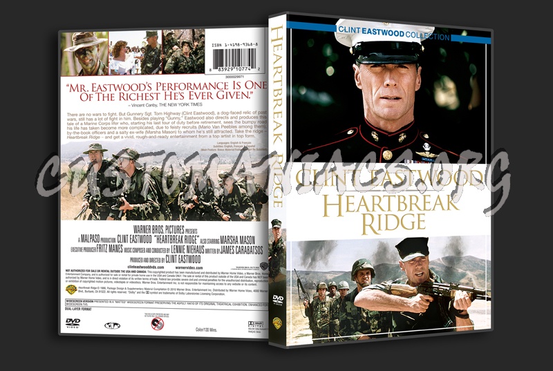 Heartbreak Ridge dvd cover