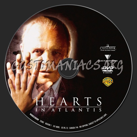 Hearts in Atlantis dvd label