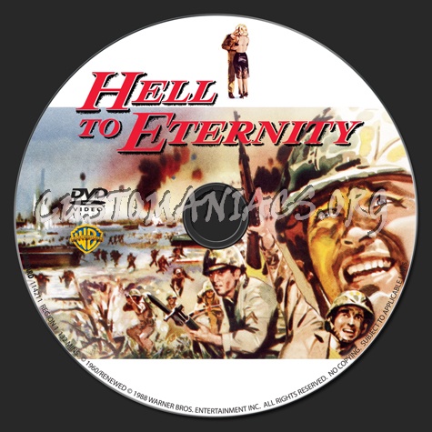 Hell to Eternity dvd label
