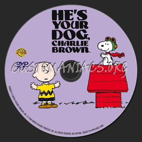 He's Your Dog, Charlie Brown dvd label