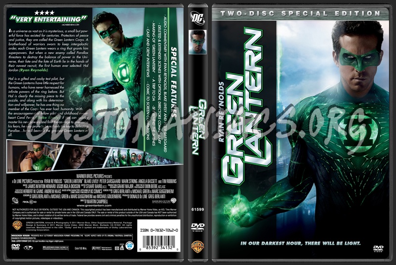 green lantern dvd cover