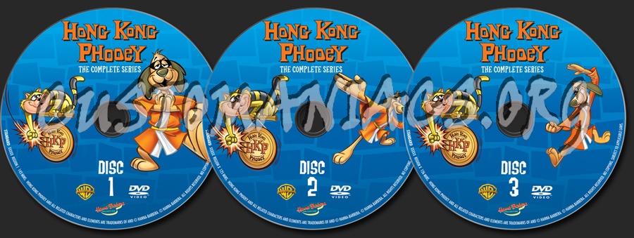 Hong Kong Phooey The Complete Series dvd label