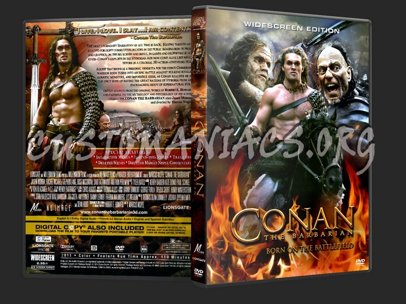 Conan The Barbarian (2011) dvd cover