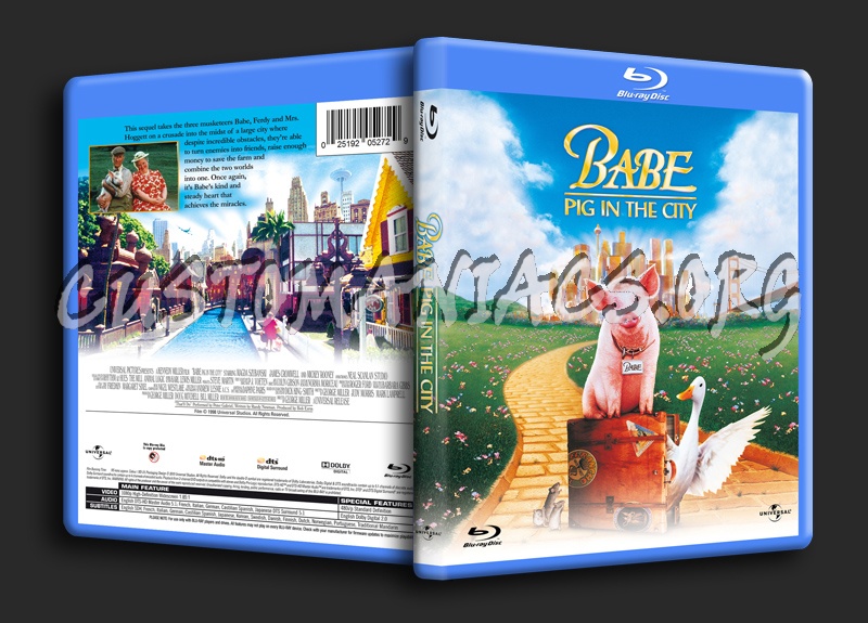 Babe Pig In The City blu-ray cover